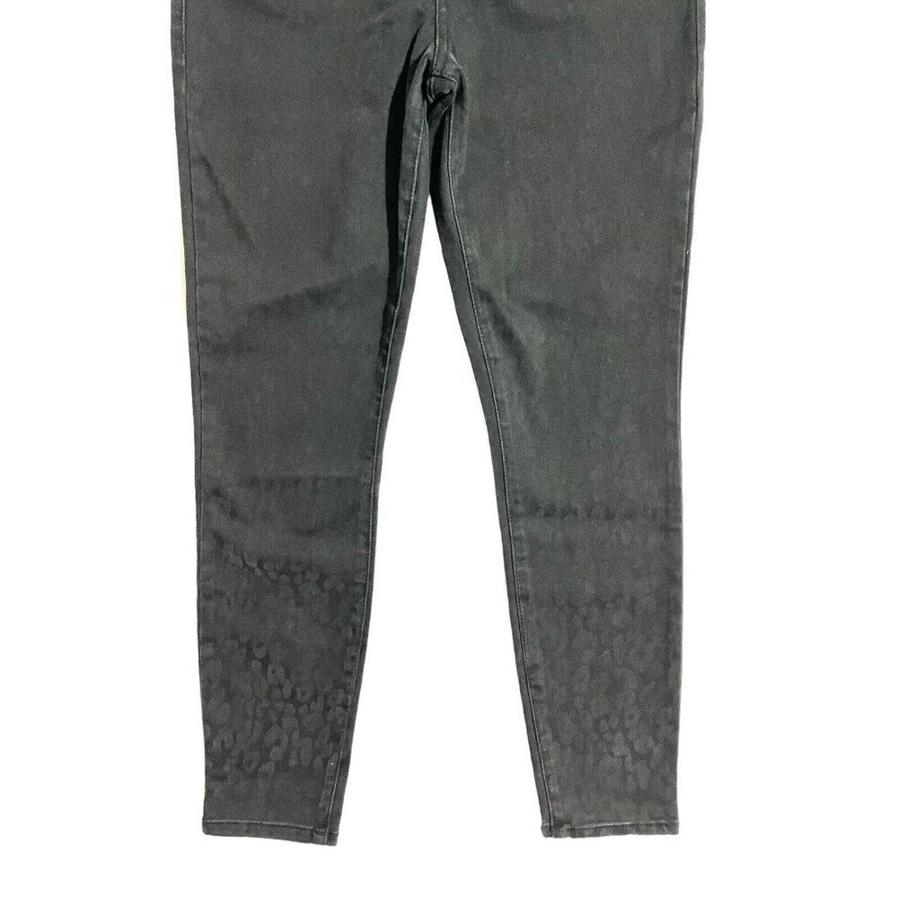 STS Blue Jeans Ashley High-Rise Ankle Skinny Jeans Black Leopard Sz 28 NWT - Picture 8 of 12